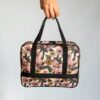 Mini valija Petit Flores base cruda