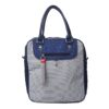 Bolso Nice rayado marinero con laterales en azul