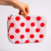 Necessaire estampado Lunares Rosa&Rojo
