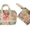 Mini Valija + Cambiador Flores beige