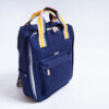 Mochila Mini Cuore Azul con manija multicolor