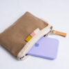 Monedero Velvet Beige