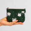 Monedero Gatito Verde